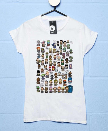 What I Did in the 80's Fitted Womens T-Shirt 8Ball
